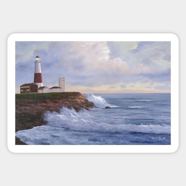 MONTAUK PT. LIGHT HOUSE Sticker by dartist